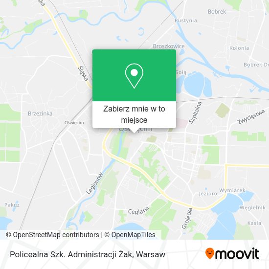 Mapa Policealna Szk. Administracji Żak