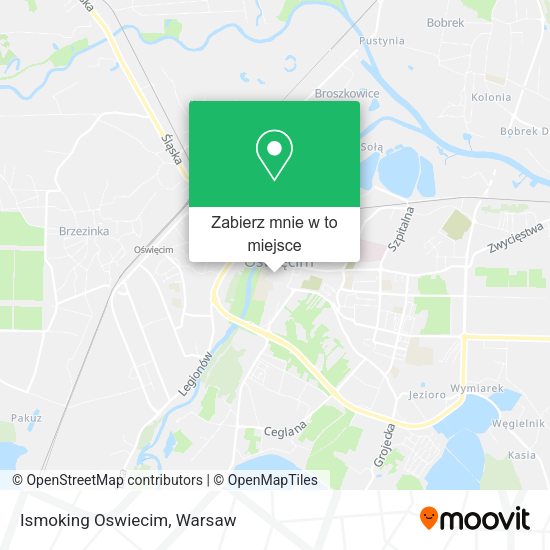 Mapa Ismoking Oswiecim