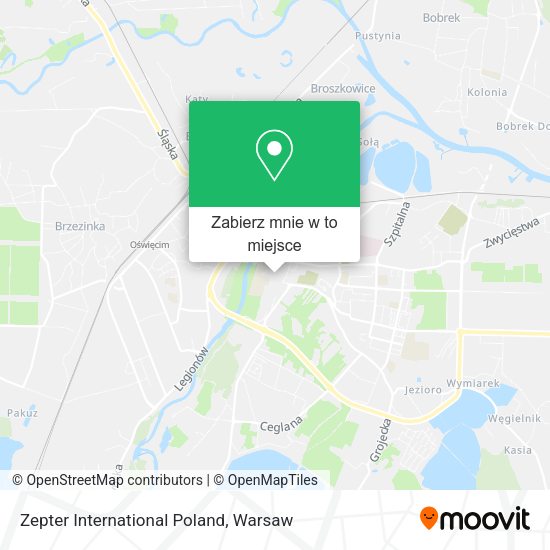 Mapa Zepter International Poland