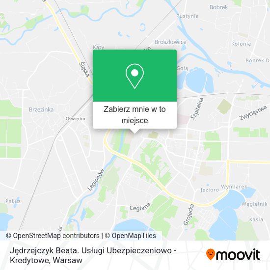 Mapa Jędrzejczyk Beata. Usługi Ubezpieczeniowo - Kredytowe