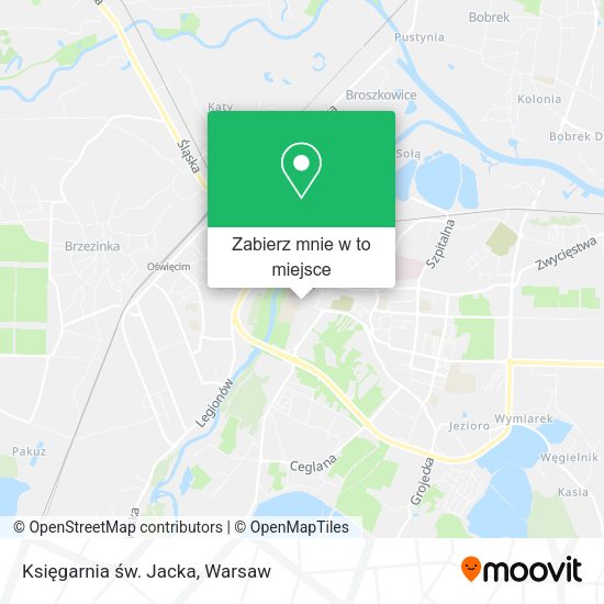 Mapa Księgarnia św. Jacka