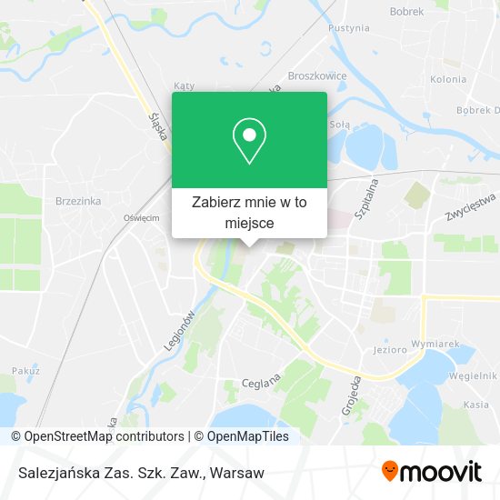 Mapa Salezjańska Zas. Szk. Zaw.