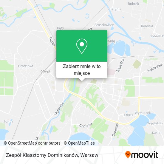 Mapa Zespół Klasztorny Dominikanów