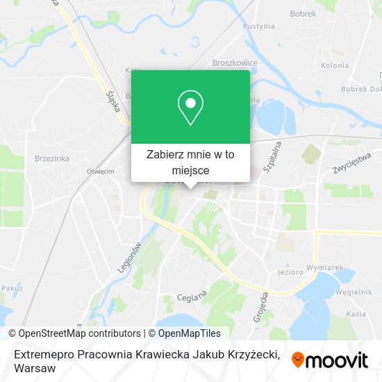 Mapa Extremepro Pracownia Krawiecka Jakub Krzyżecki