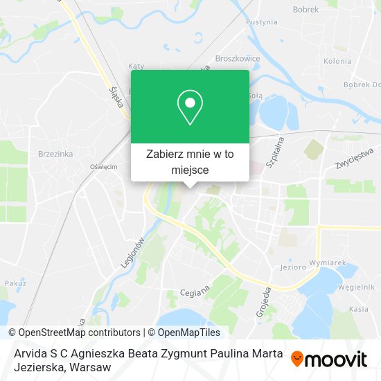 Mapa Arvida S C Agnieszka Beata Zygmunt Paulina Marta Jezierska