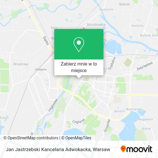 Mapa Jan Jastrzebski Kancelaria Adwokacka