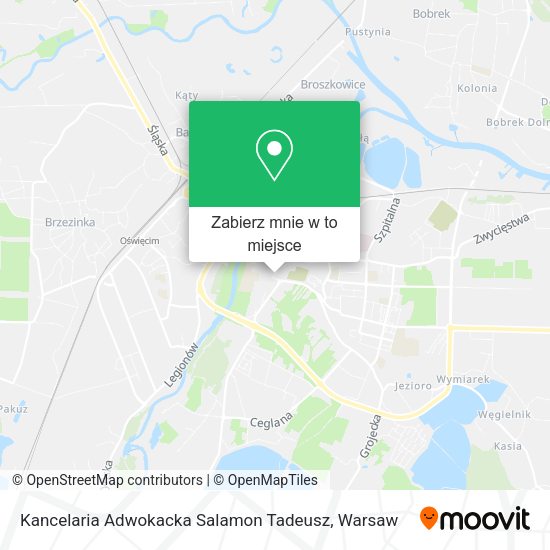 Mapa Kancelaria Adwokacka Salamon Tadeusz