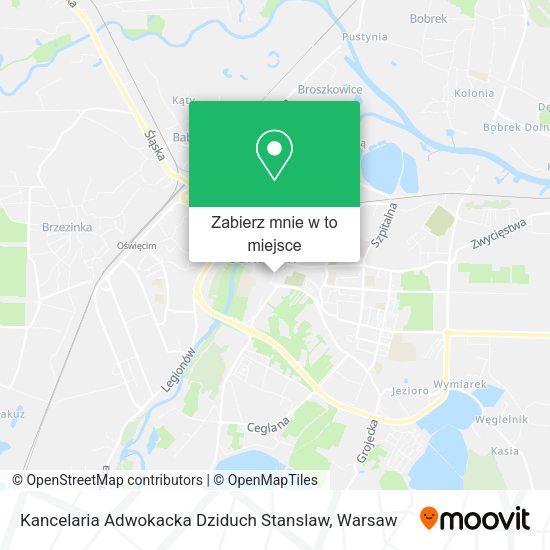 Mapa Kancelaria Adwokacka Dziduch Stanslaw