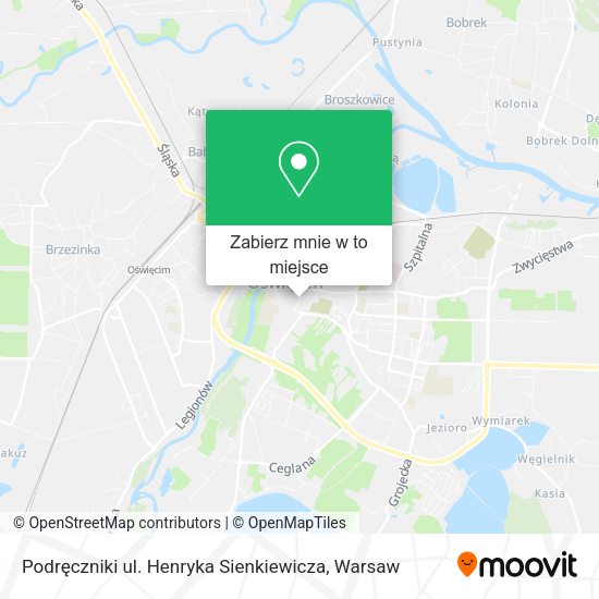 Mapa Podręczniki ul. Henryka Sienkiewicza