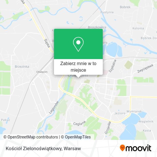 Mapa Kościół Zielonoświątkowy