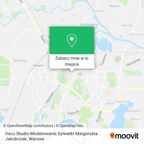 Mapa Vacu Studio Modelowanie Sylwetki Malgorzata Jakubczak