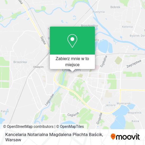 Mapa Kancelaria Notarialna Magdalena Płachta Baścik