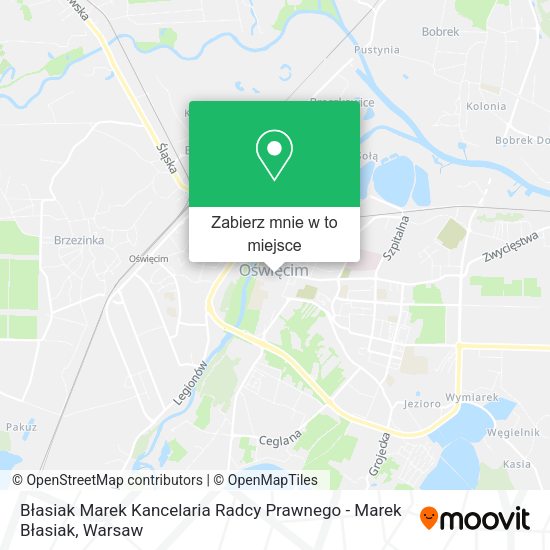 Mapa Błasiak Marek Kancelaria Radcy Prawnego - Marek Błasiak