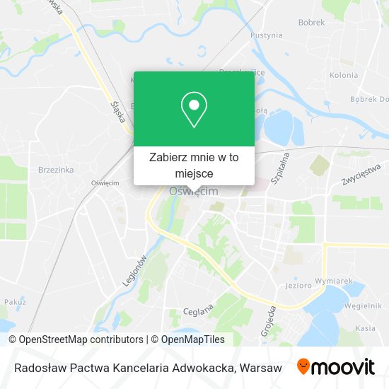 Mapa Radosław Pactwa Kancelaria Adwokacka