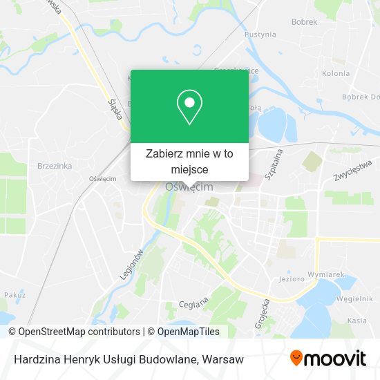 Mapa Hardzina Henryk Usługi Budowlane