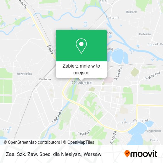 Mapa Zas. Szk. Zaw. Spec. dla Niesłysz.