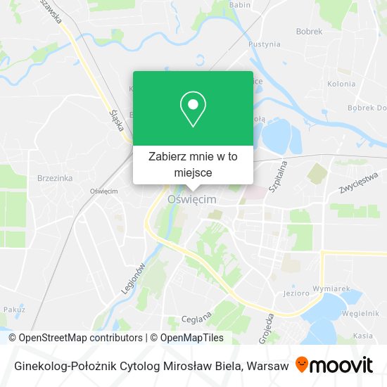 Mapa Ginekolog-Położnik Cytolog Mirosław Biela