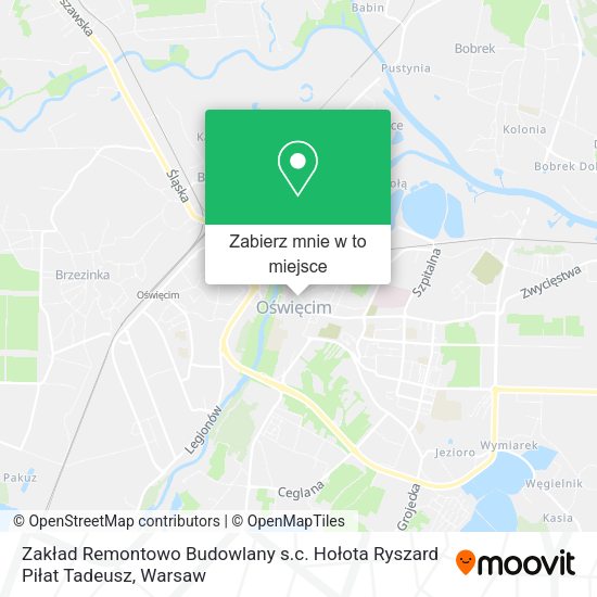 Mapa Zakład Remontowo Budowlany s.c. Hołota Ryszard Piłat Tadeusz