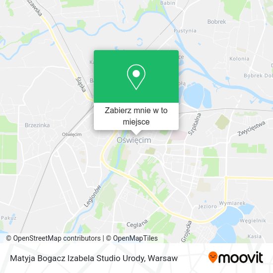 Mapa Matyja Bogacz Izabela Studio Urody