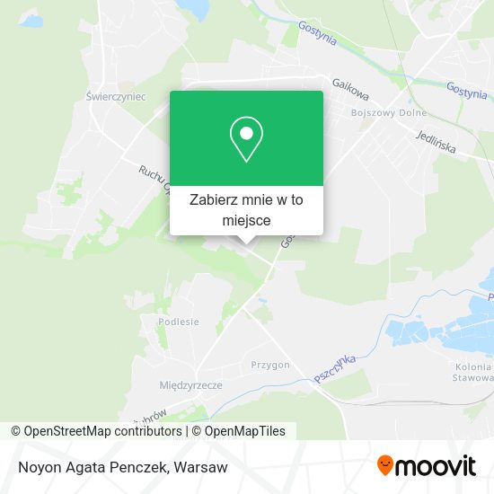 Mapa Noyon Agata Penczek