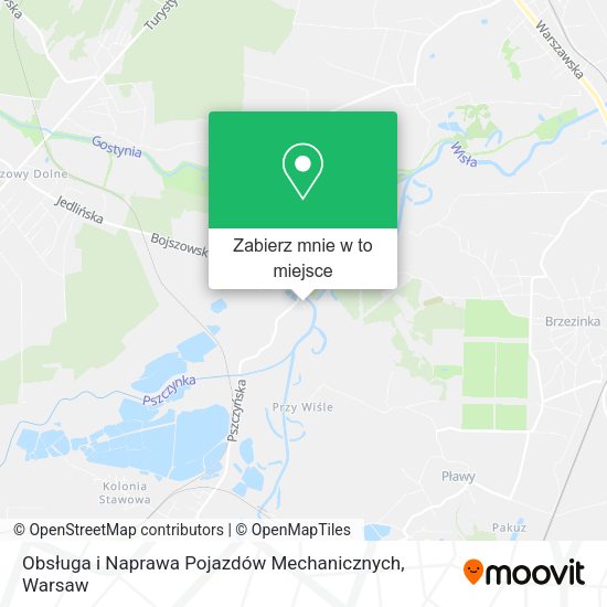 Mapa Obsługa i Naprawa Pojazdów Mechanicznych