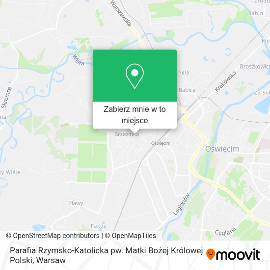 Mapa Parafia Rzymsko-Katolicka pw. Matki Bożej Królowej Polski