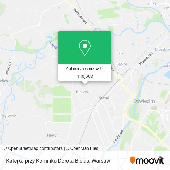 Mapa Kafejka przy Kominku Dorota Bielas