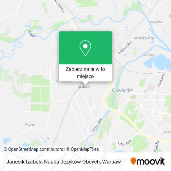 Mapa Janusik Izabela Nauka Języków Obcych