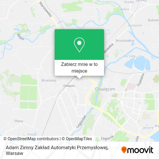 Mapa Adam Zimny Zakład Automatyki Przemysłowej