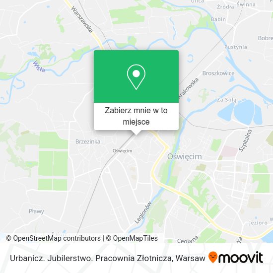 Mapa Urbanicz. Jubilerstwo. Pracownia Złotnicza