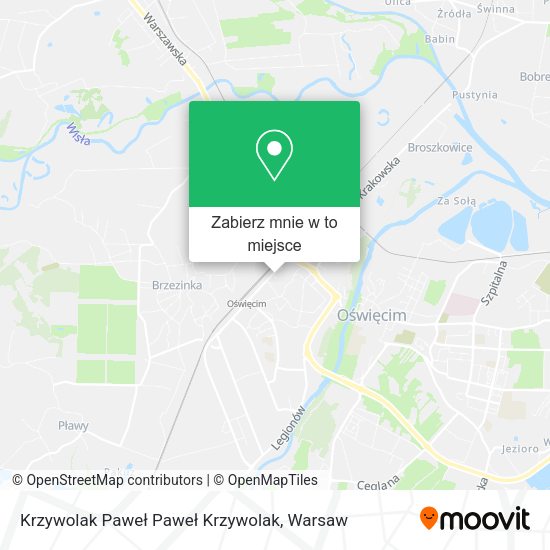 Mapa Krzywolak Paweł Paweł Krzywolak