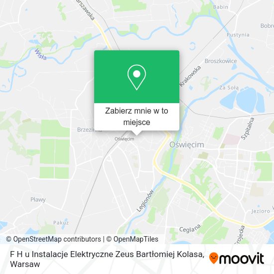 Mapa F H u Instalacje Elektryczne Zeus Bartłomiej Kolasa