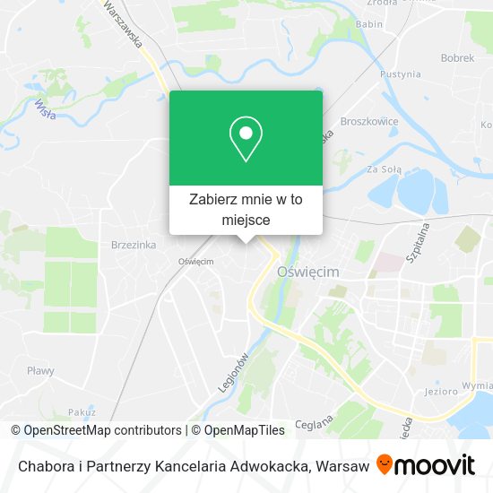 Mapa Chabora i Partnerzy Kancelaria Adwokacka