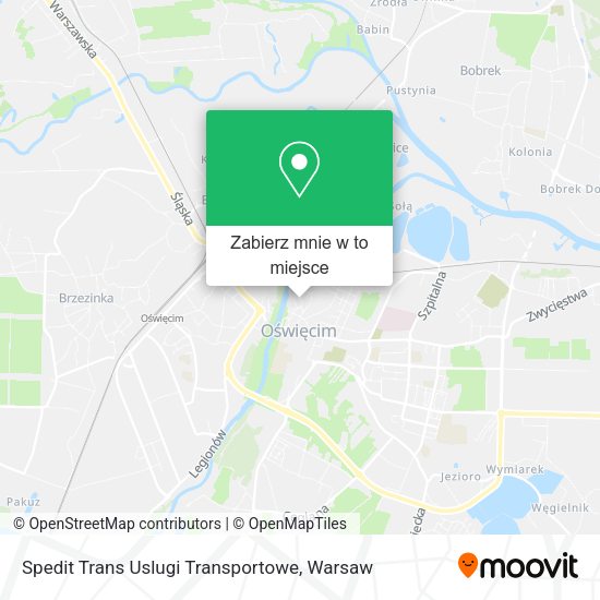 Mapa Spedit Trans Uslugi Transportowe