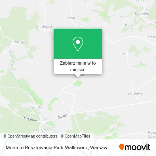 Mapa Montero Rusztowania Piotr Walkowicz