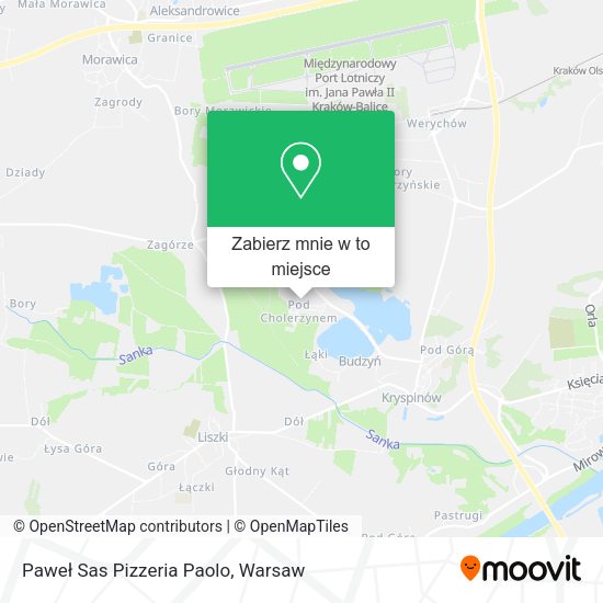 Mapa Paweł Sas Pizzeria Paolo