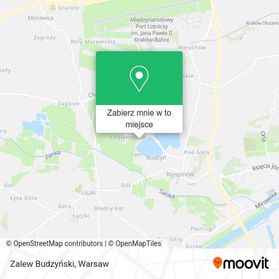 Mapa Zalew Budzyński