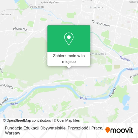 Mapa Fundacja Edukacji Obywatelskiej Przyszłość i Praca