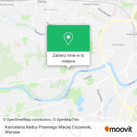 Mapa Kancelaria Radcy Prawnego Maciej Ciszewski