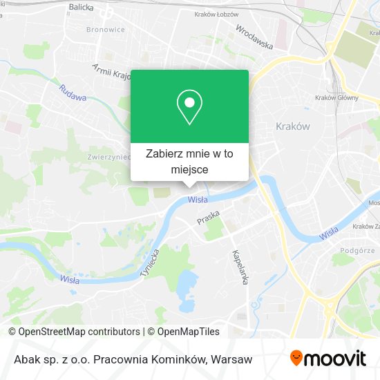 Mapa Abak sp. z o.o. Pracownia Kominków