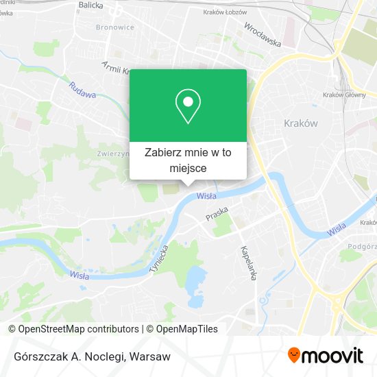 Mapa Górszczak A. Noclegi