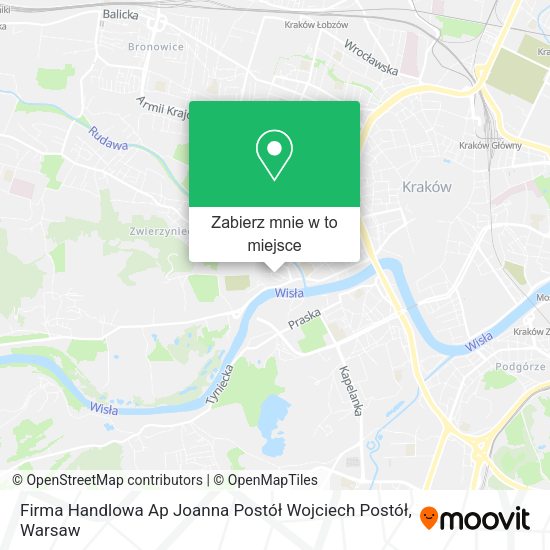 Mapa Firma Handlowa Ap Joanna Postół Wojciech Postół