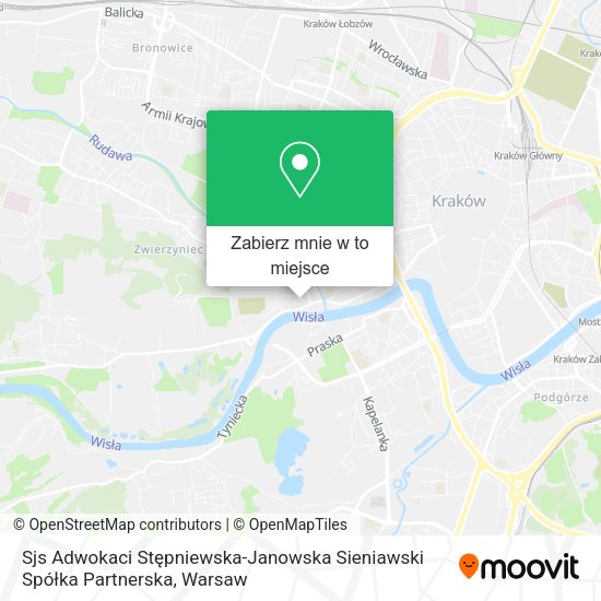 Mapa Sjs Adwokaci Stępniewska-Janowska Sieniawski Spółka Partnerska