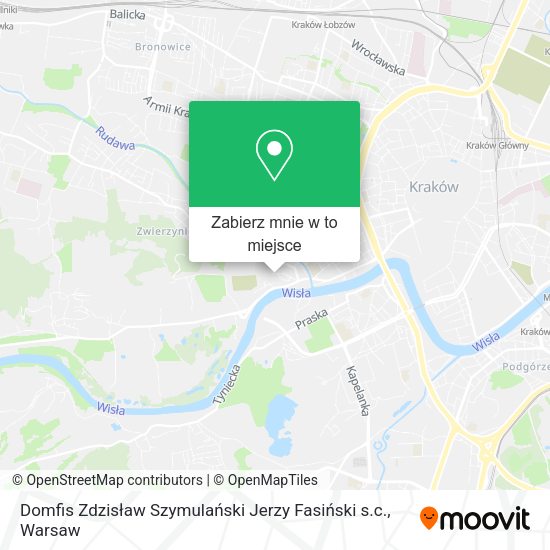 Mapa Domfis Zdzisław Szymulański Jerzy Fasiński s.c.