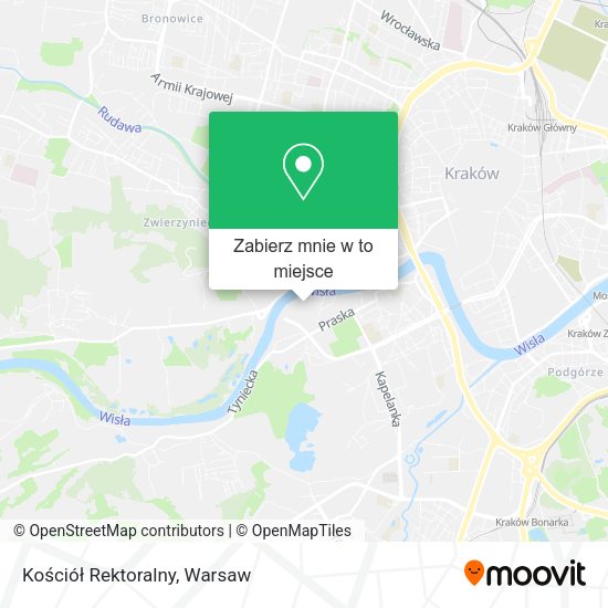 Mapa Kościół Rektoralny