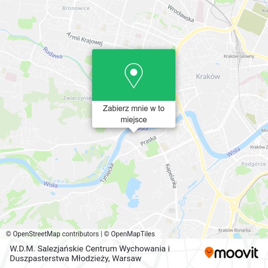 Mapa W.D.M. Salezjańskie Centrum Wychowania i Duszpasterstwa Młodzieży