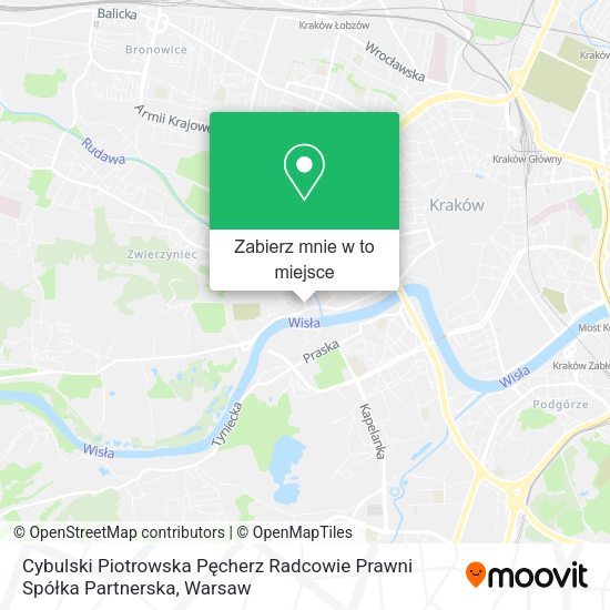 Mapa Cybulski Piotrowska Pęcherz Radcowie Prawni Spółka Partnerska