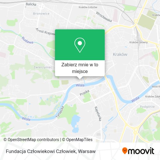 Mapa Fundacja Człowiekowi Człowiek