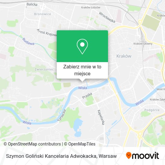 Mapa Szymon Goliński Kancelaria Adwokacka