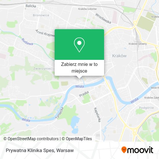 Mapa Prywatna Klinika Spes